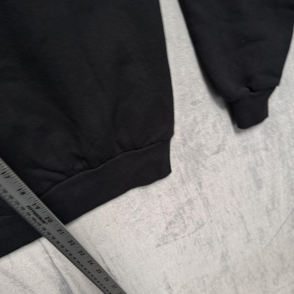 Jerzees Sweatshirt Mens Medium Black Pullover Fleece I Toot Da Flute Funny Music - Picture 6 of 7